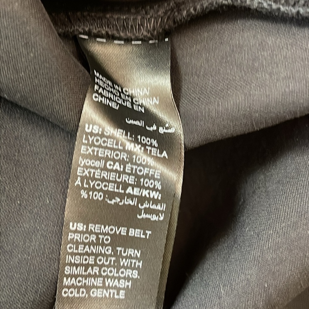 WHBM TWILL SHIRT DRESS WITH REMOVABLE BELT - Picture 12 of 12